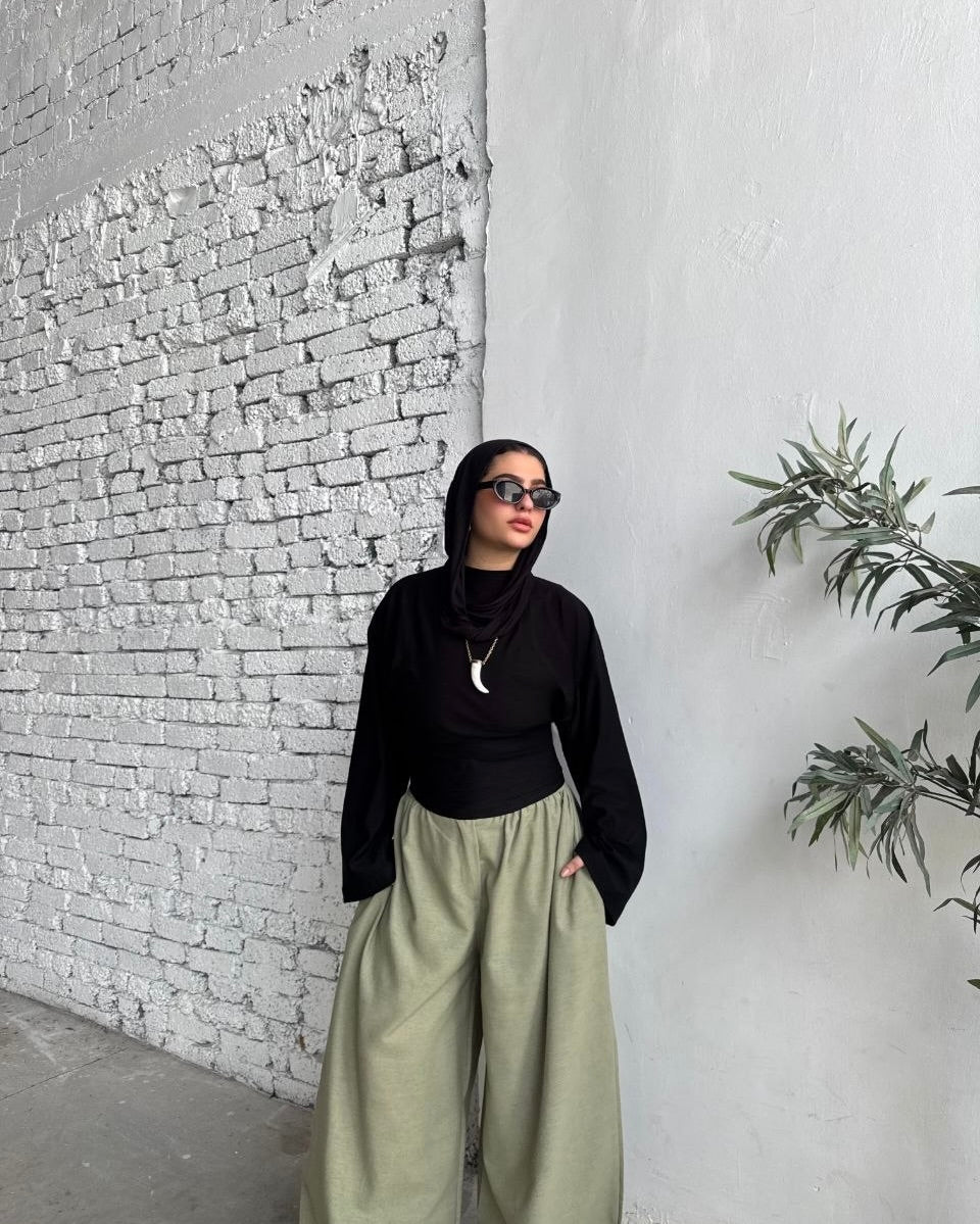Corset Waist Pants