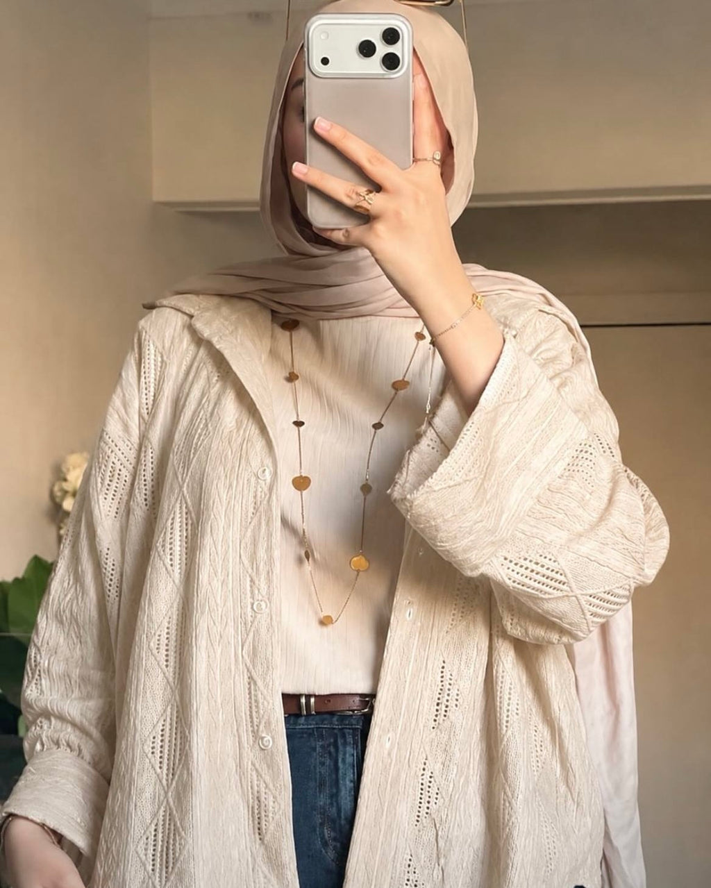 Crochet Over Size Shirt
