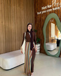 Brown Pattern Burkini
