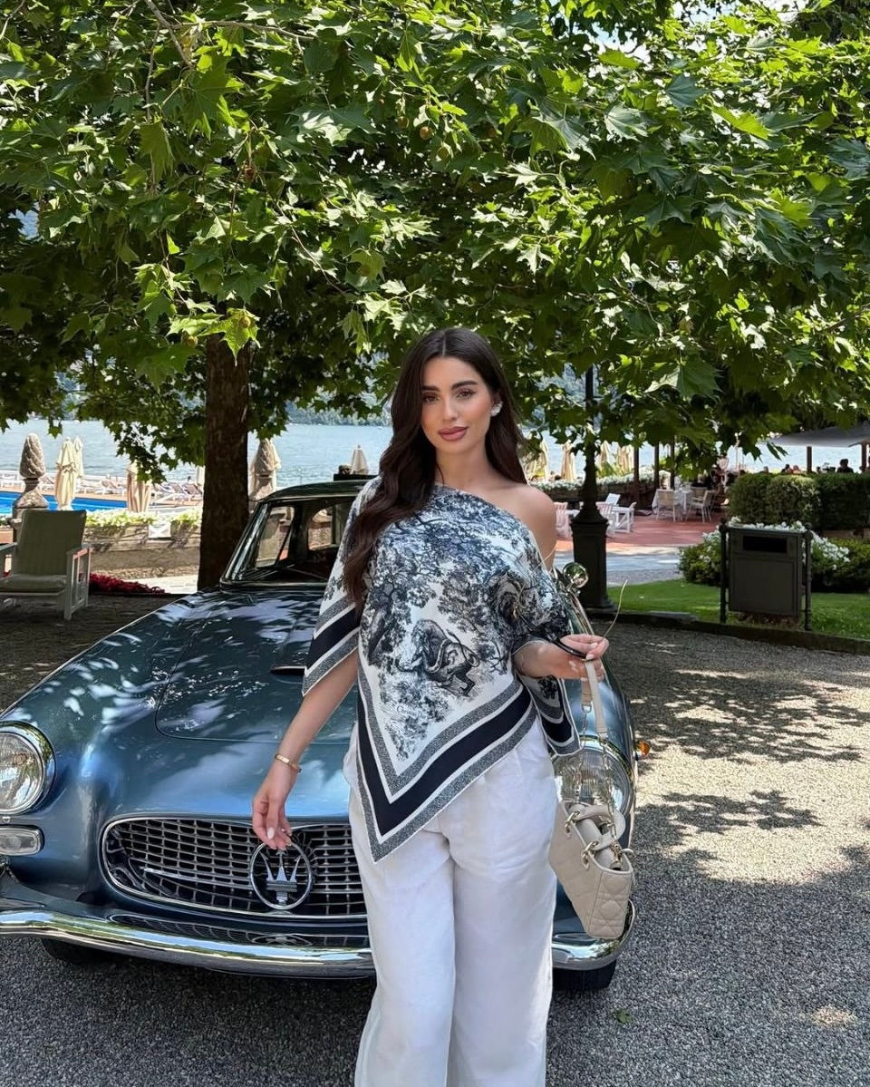 Satin Scarf Top
