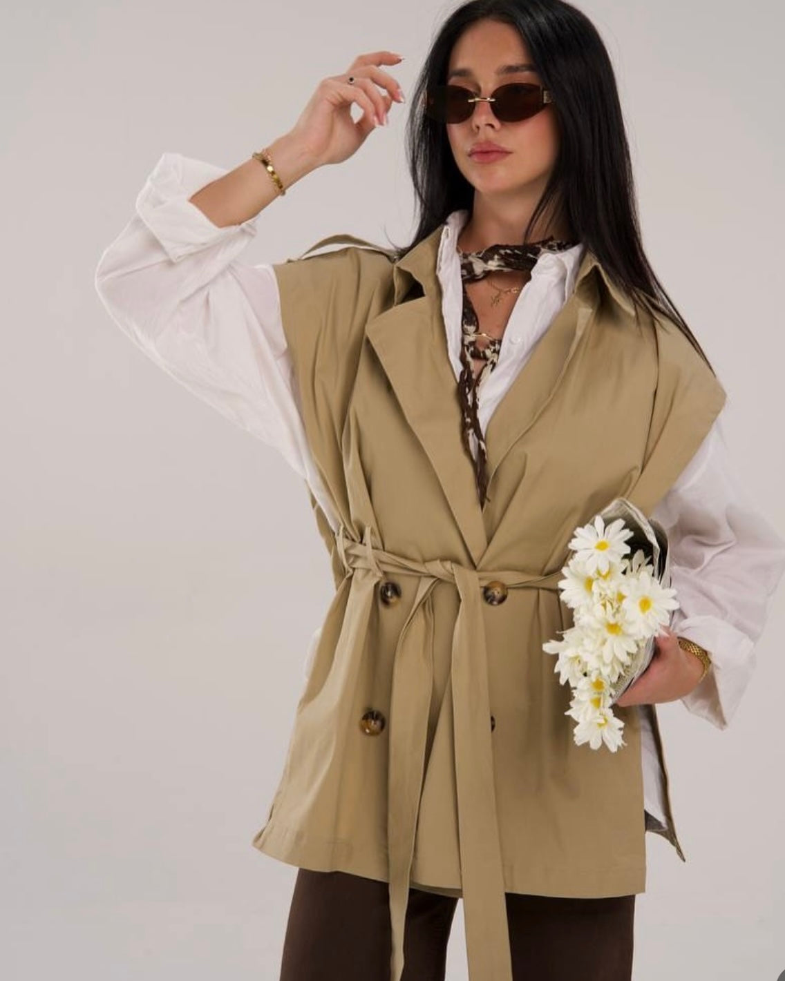 Gabardine Vest