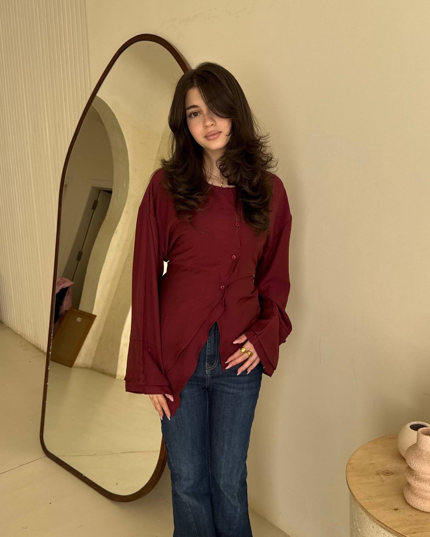 Wave Cut Blouse