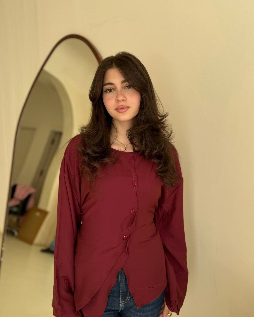 Wave Cut Blouse