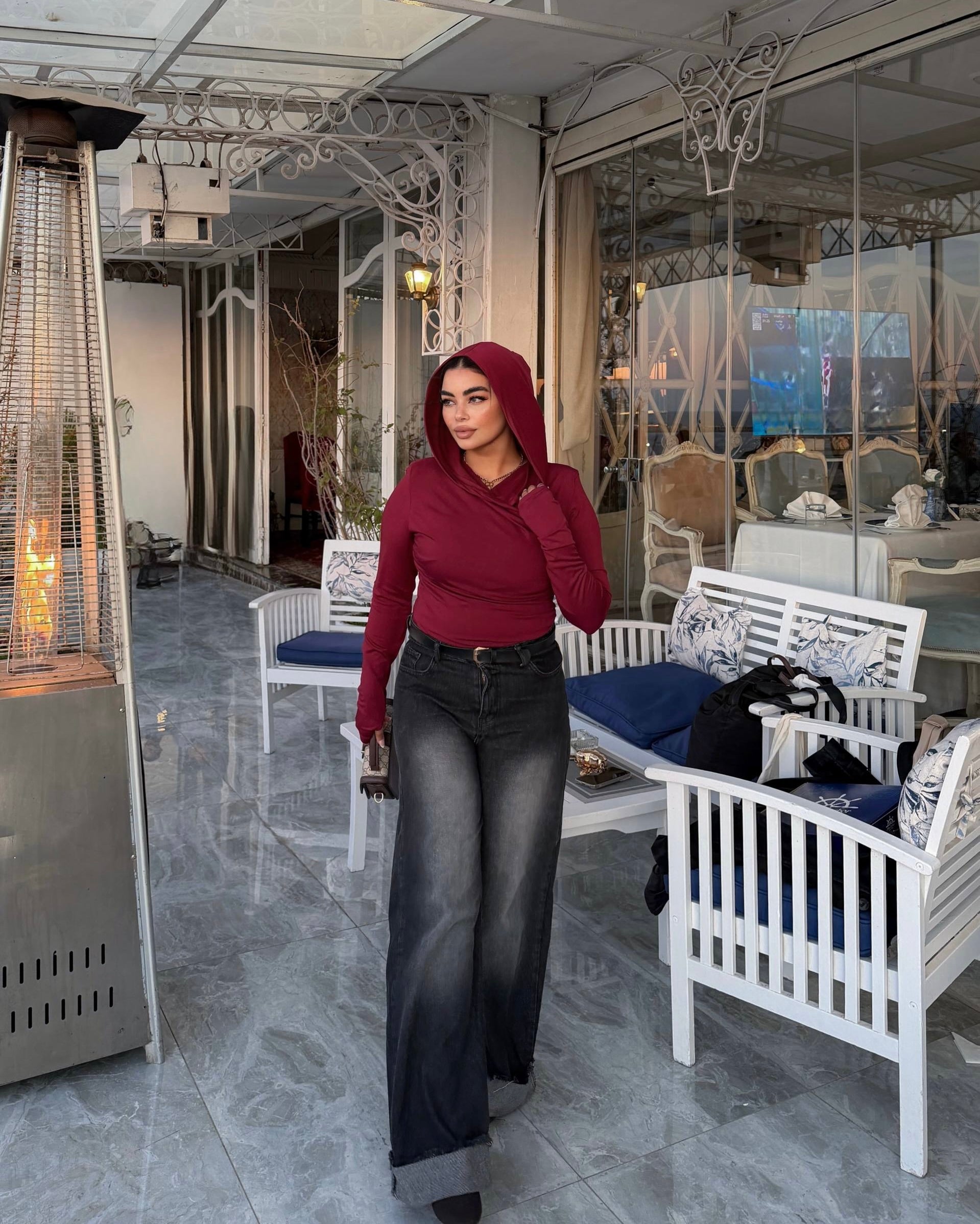 Capuche basic top